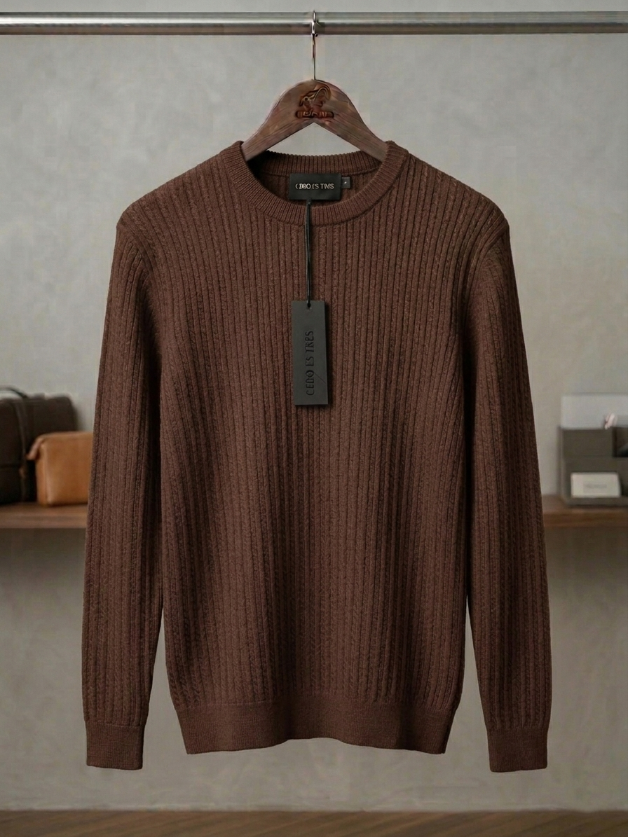 5246CH - SWEATER IRISH CHOCOLATE